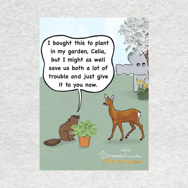 Deer plant by Enormously Funny Cartoons